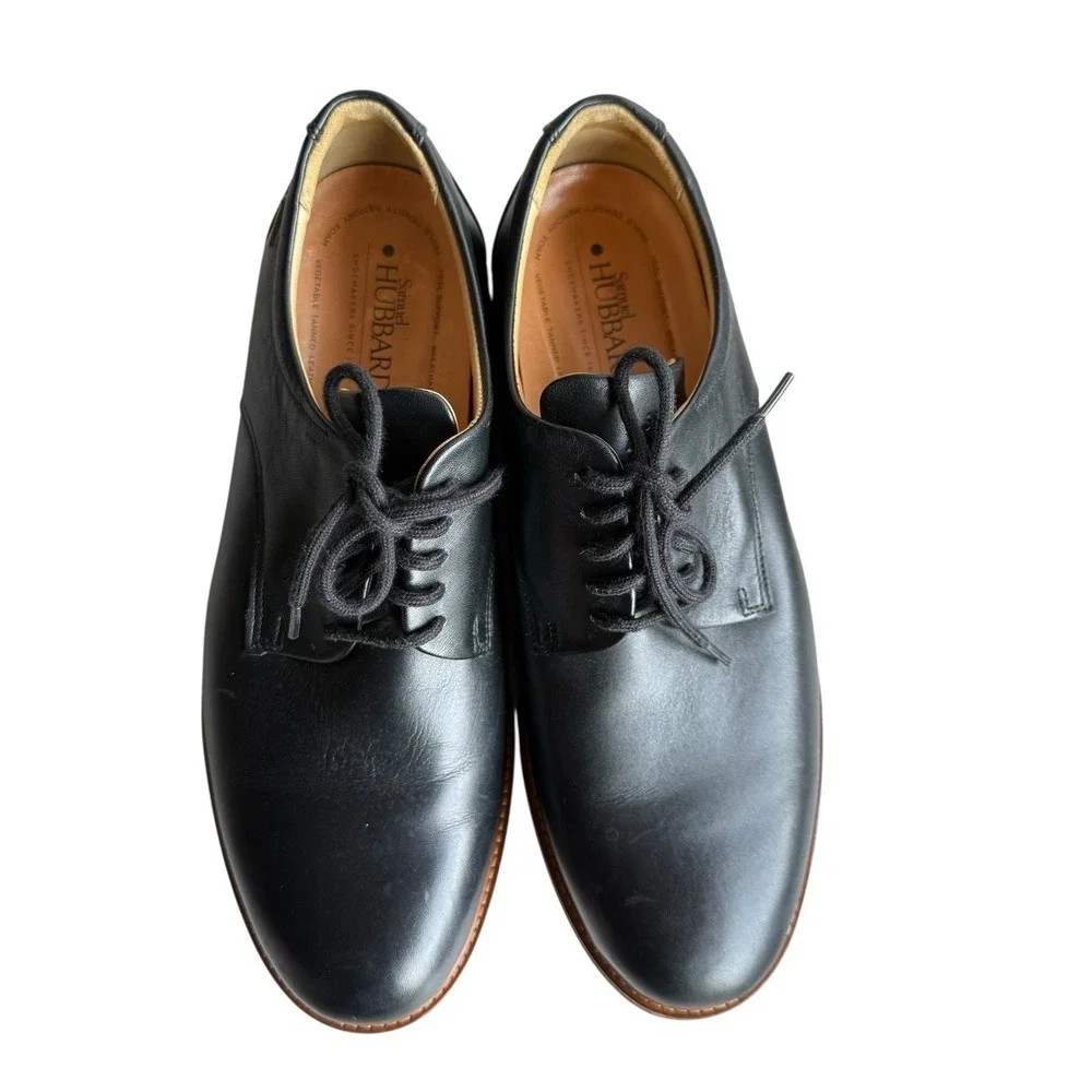 Samuel Hubbard Size 10 Goretex Rainy Day Founder Leather Oxford Shoes Black‎